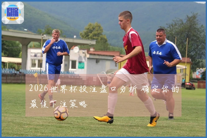 2026世界杯投注盘口分析 确定你的最佳下注策略
